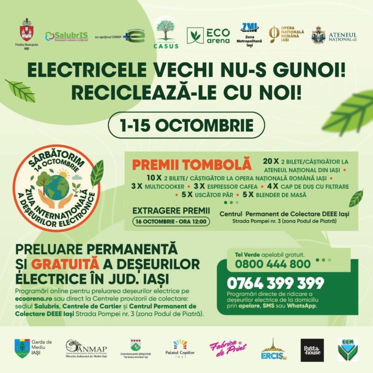 RECICLARE IASI APARATE ELECTRICE FRIGIDE MASINA DE SPALAT TELEVIZOR